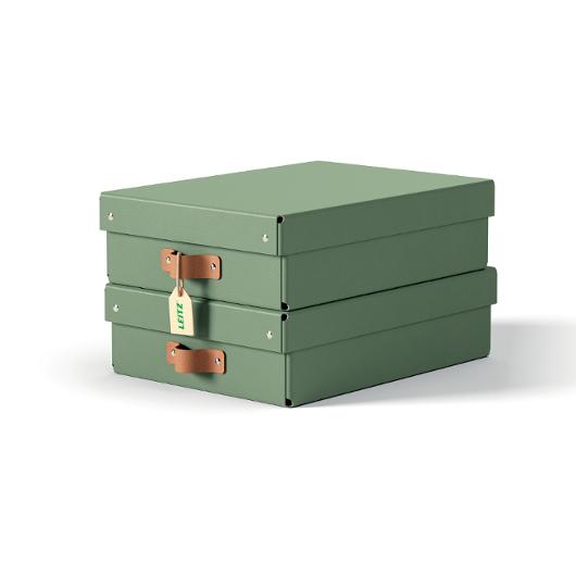 LEITZ Förvaringslåda Puro 8L grön 2/fp | Kontorsmaterial - Arkivering och kontorsförvaring - Förvaringslådor | Kontorsexperten