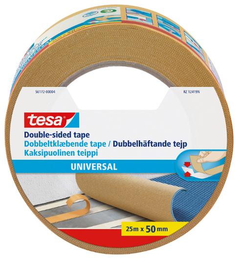 TESA Monteringstejp Universal 50mmx25m | Emballage och lagerutrustning - Packtejper - Dubbelhäftande tejp | Kontorsexperten