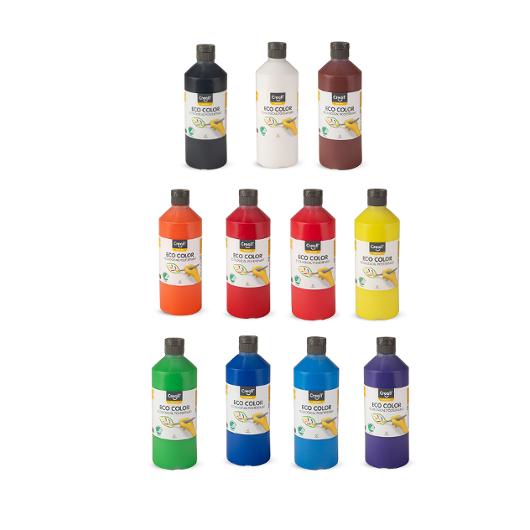 CREALL Readymix Svanenmärkt 500ml primärgul | Skola och förskola - Målarfärg och tillbehör - Readymix | Kontorsexperten