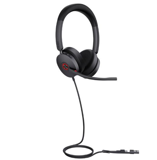 YEALINK Headset UH48 Dual Teams USB-C/A | Kontorsmaskiner - Headset och telefoner - Headset - Trådlösa | Kontorsexperten