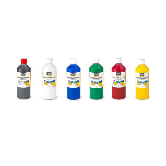 CREALL Fönsterfärg 500ml gul | Skola och förskola - Målarfärg och tillbehör - Fönsterfärg | Kontorsexperten