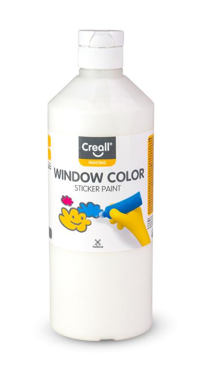 CREALL Fönsterfärg 500ml vit | Skola och förskola - Målarfärg och tillbehör - Fönsterfärg | Kontorsexperten