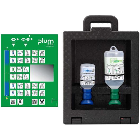 PLUM Ögonduschväska iBox 2 | Skyddsutrustning - Första Hjälpen - Ögondusch | Kontorsexperten