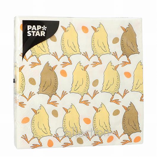 PAPSTAR Servett Påsktider 3-lags 1/4 33x33cm 20/fp | Kök och servering - Servetter och dukar - Servett - 2-lagers | Kontorsexperten
