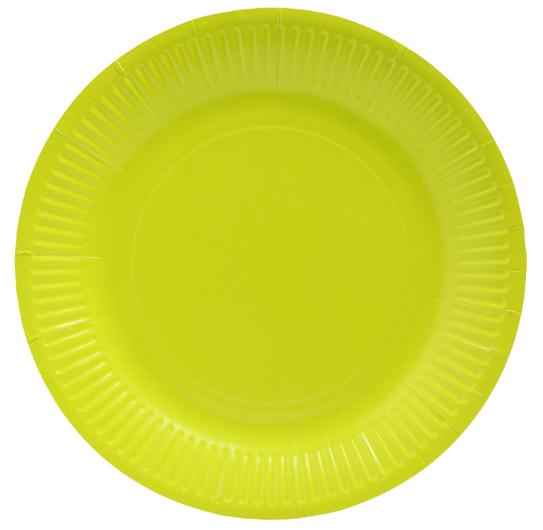 Tallrik PRONAPPE papper 23cm 20/fp kiwi | Kök och servering - Engångsartiklar - Tallrikar - Papper | Kontorsexperten