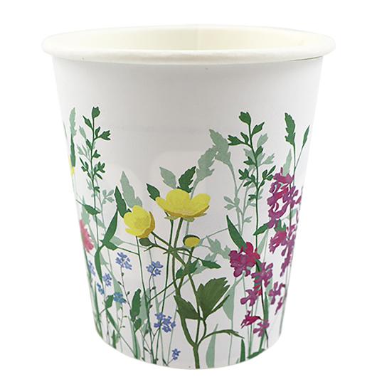 HUHTAMAKI Pappersbägare Flora 25cl 80/fp | Kök och servering - Engångsartiklar - Pappersbägare | Kontorsexperten
