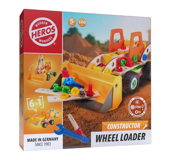 Byggkonstruktion Lastare 140 delar | Skola och förskola - Lekmaterial - Bygglek, konstruktion och mosaik | Kontorsexperten