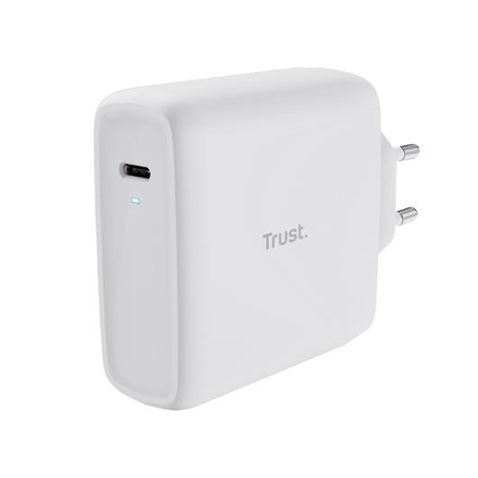 TRUST Laddare Maxo 100W USB-C vit | Datorprodukter - Surfplattor och smartphones - Laddare - Vägg | Kontorsexperten