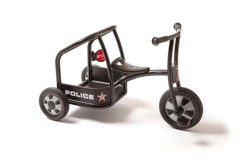 Räddningscykel Polis | Skola och förskola - Cyklar, barnvagnar och skrindor - Trehjulingar | Kontorsexperten