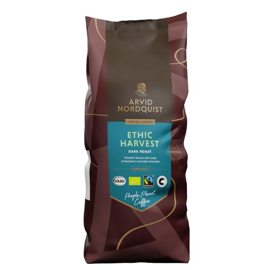 Arvid Nordquist Kaffe Ethic Harvest, malet kaffe, mörkrostat, 1kg