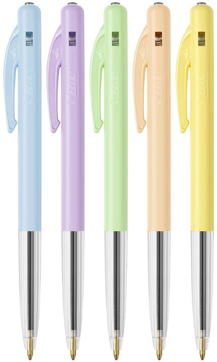BIC Kulpenna, M10 Clic™, mediumspets, 1 mm, blandfärger | Kontorsmaterial - Pennor - Kulpennor | Kontorsexperten