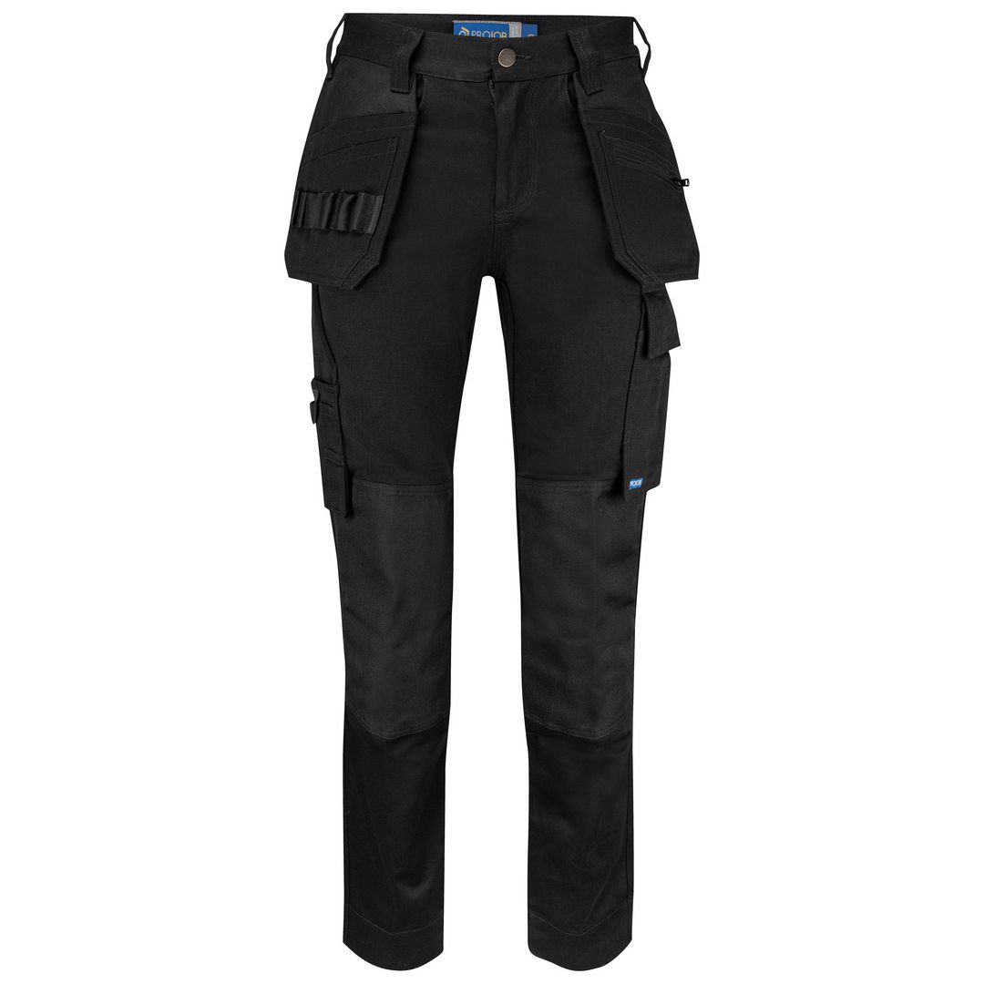 PROJOB Hantverksbyxa dam 5563 svart 44 | Arbetskläder - Arbetsbyxor och shorts - Hantverksbyxor | Kontorsexperten