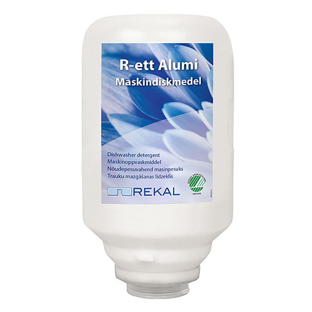 REKAL Maskindisk R-ett Alumi 3,8kg | Städ och hygien - Diskrengöring - Maskindiskmedel | Kontorsexperten