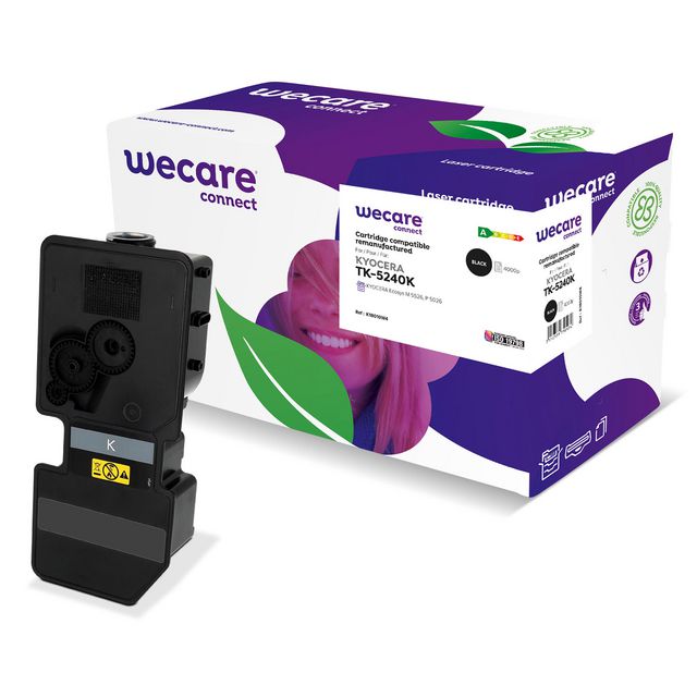 WECARE Toner KYOCERA TK-5240K 4Ksvart | Toner och bläck - Tonerkassetter - Toner WeCare | Kontorsexperten