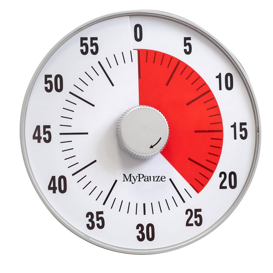 MYPAUZE Koncentrationsklocka 19x19 cm | Skola och förskola - Klassrummet / Lära - Matematik | Kontorsexperten
