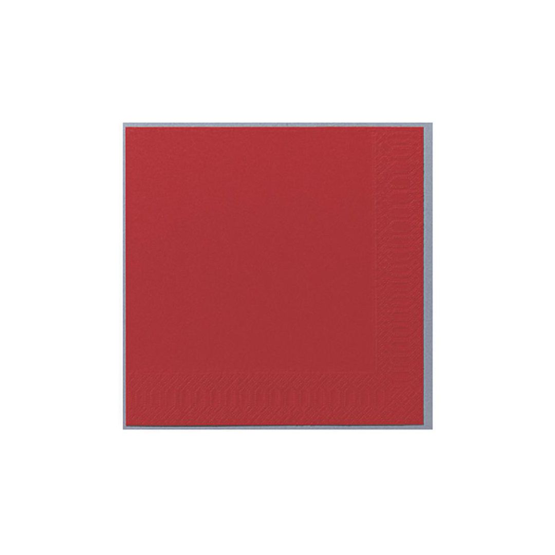 DUNI Servett 3-lagers, enfärgade, ¼-vikt, 24 cm, röd 250/fp | Kök och servering - Servetter och dukar - Servett - 3-lagers | Kontorsexperten