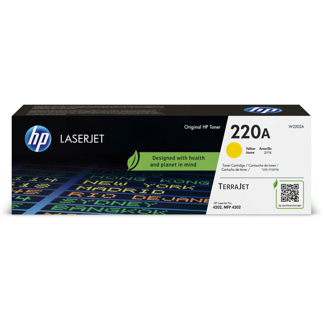 HP Toner W2202A 220A gul 1,8K | Toner och bläck - Tonerkassetter - Toner HP | Kontorsexperten