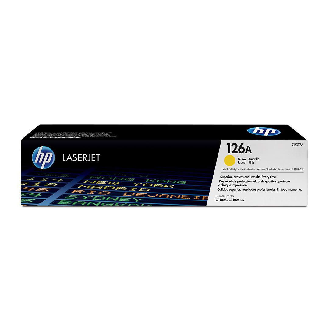 HP Toner CE312A 126A 1K Gul | Toner och bläck - Tonerkassetter - Toner HP | Kontorsexperten