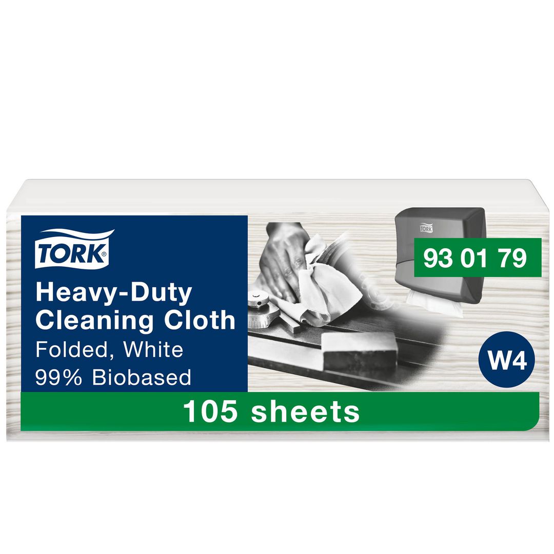 TORK Rengöringsduk Kraftig W4 biobaserad 105/fp | Städ och hygien - Städdukar och diskdukar - Städdukar - Alltork | Kontorsexperten