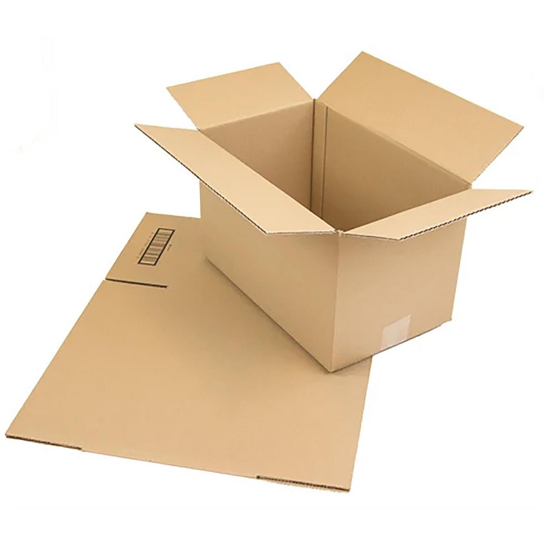 BOXON Wellåda 0201 890x500x120mm | Emballage och lagerutrustning - Lådor och well - Welllådor 1-lag - 500-1300 mm | Kontorsexperten