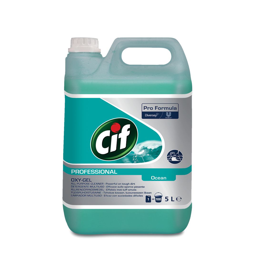CIF Universalgel Pro Formula Oxygel Ocean 5L | Städ och hygien - Rengöringsmedel - Allrent | Kontorsexperten