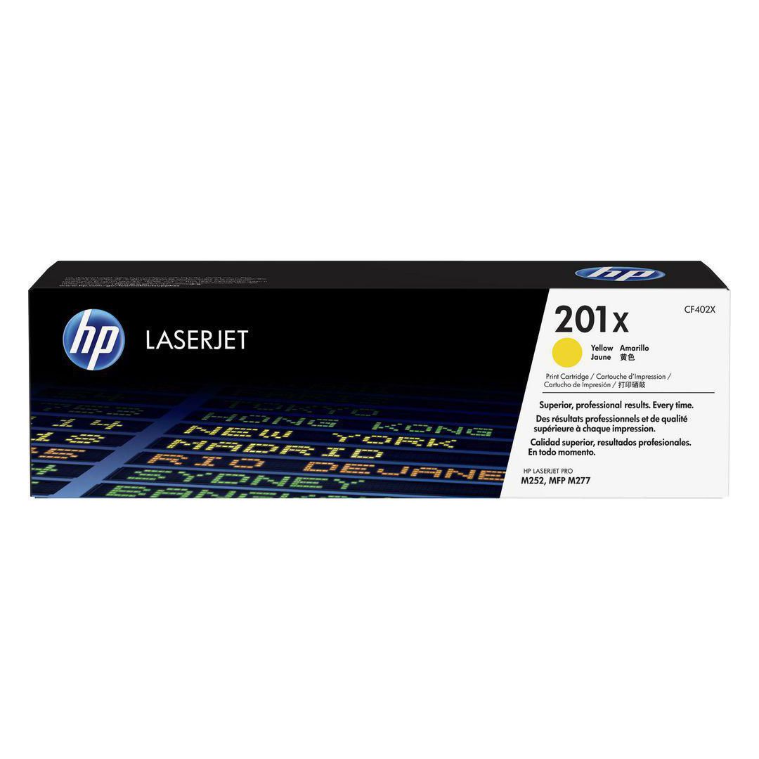 HP Toner CF402X 201X 2,3K Gul | Toner och bläck - Tonerkassetter - Toner HP | Kontorsexperten