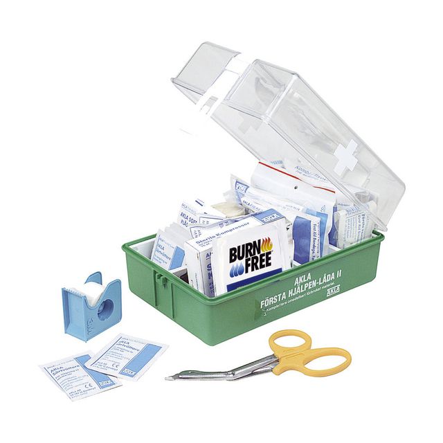 AKLA Första Hjälpen-låda II | Skyddsutrustning - Första Hjälpen - Väskor lådor och kit | Kontorsexperten