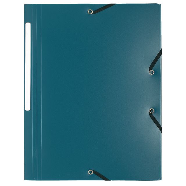 EXACOMPTA Gummibandsmapp 3-kl PP A4 grön | Kontorsmaterial - Mappar och plastfickor - Plastmappar och aktmappar | Kontorsexperten