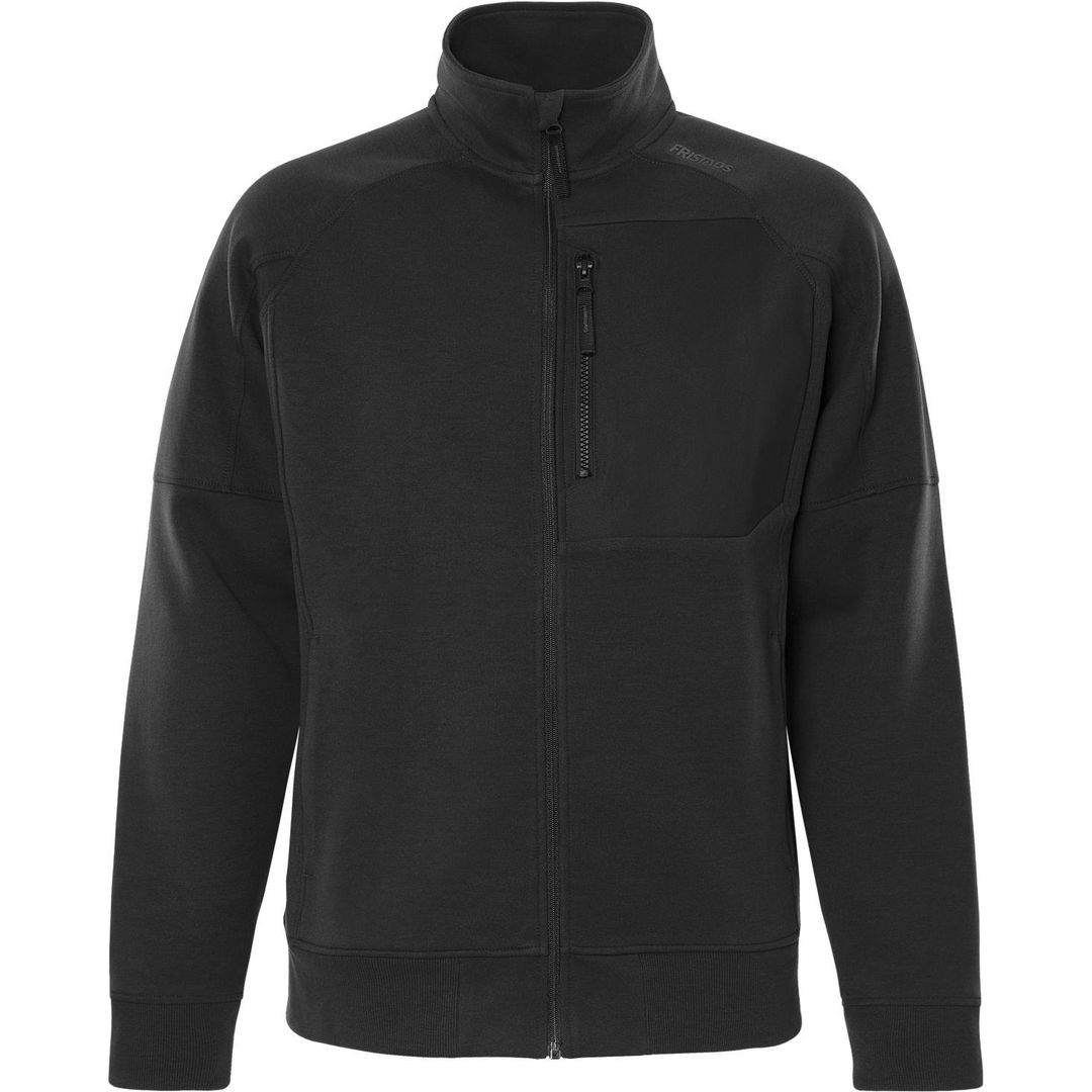 FRISTADS Sweatshirt 7832 GKI dam svart 2XL | Arbetskläder - Arbetströjor - Sweatshirts och koftor | Kontorsexperten