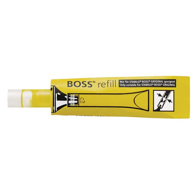 STABILO Refill Boss Original gul | Kontorsmaterial - Pennor - Pennpatroner | Kontorsexperten