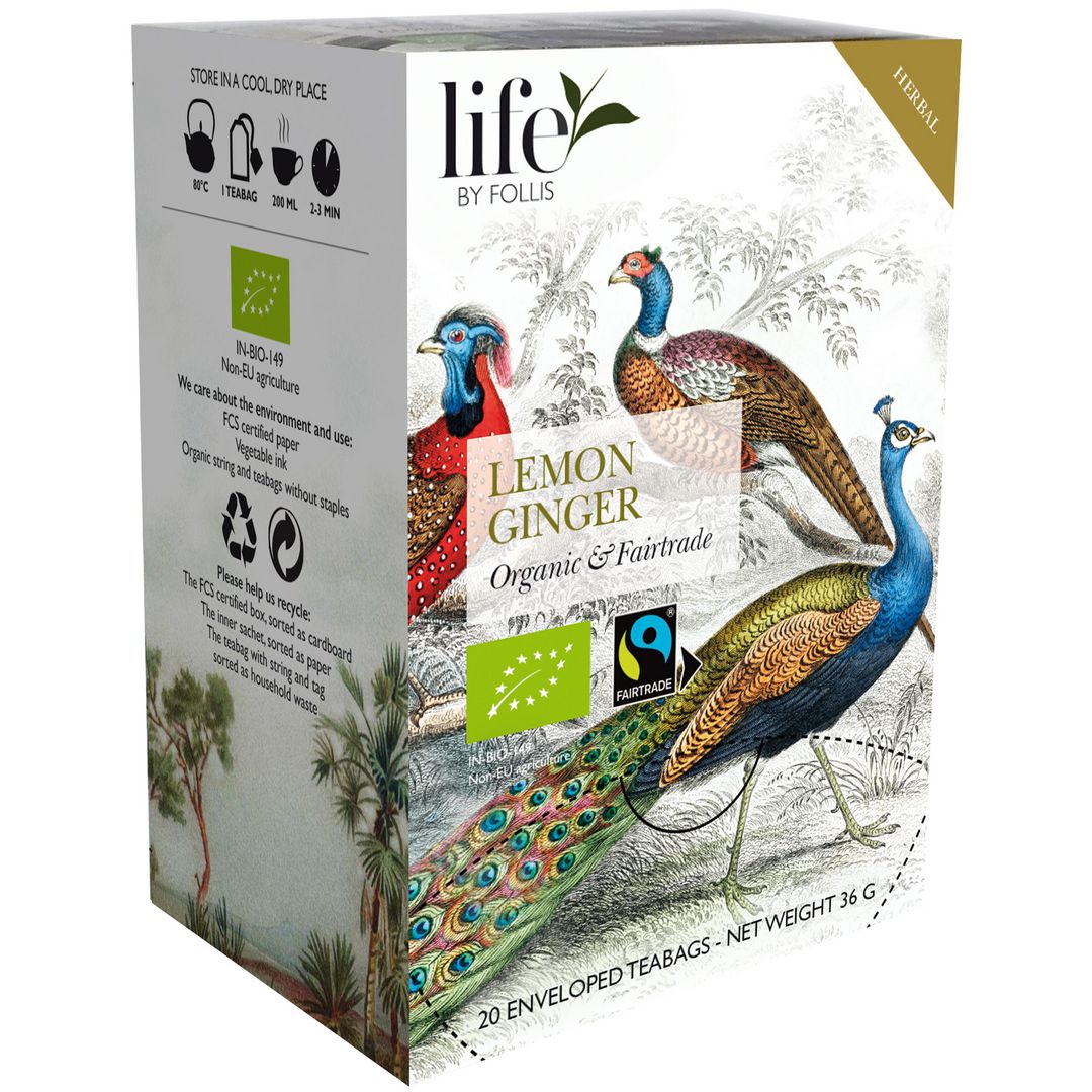 LIFE BY FOLLIS Te Citron ingefära 20/fp | Kök och servering - Kaffe och te - Te | Kontorsexperten