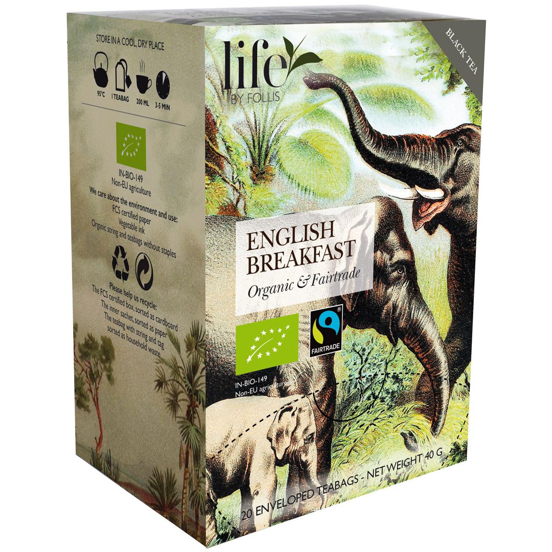 LIFE BY FOLLIS Te English Breakfast 20/fp | Kök och servering - Kaffe och te - Te | Kontorsexperten