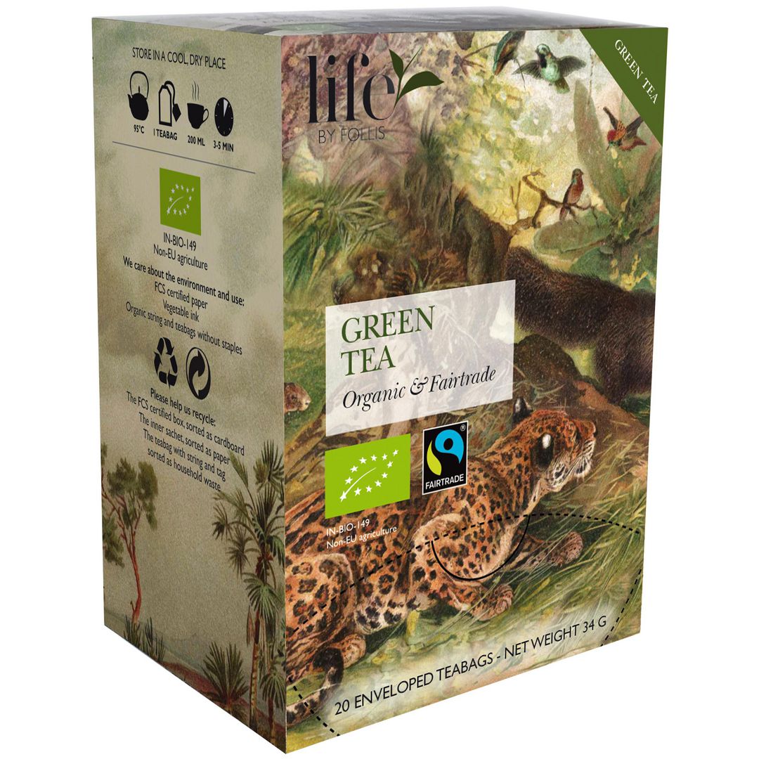 LIFE BY FOLLIS Te Grönt te 20/fp | Kök och servering - Kaffe och te - Te | Kontorsexperten