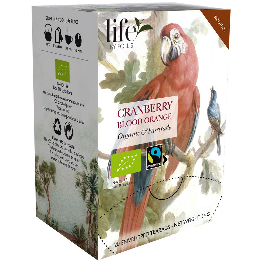 LIFE BY FOLLIS Te Tranbär blodapelsin 20/fp | Kök och servering - Kaffe och te - Te | Kontorsexperten