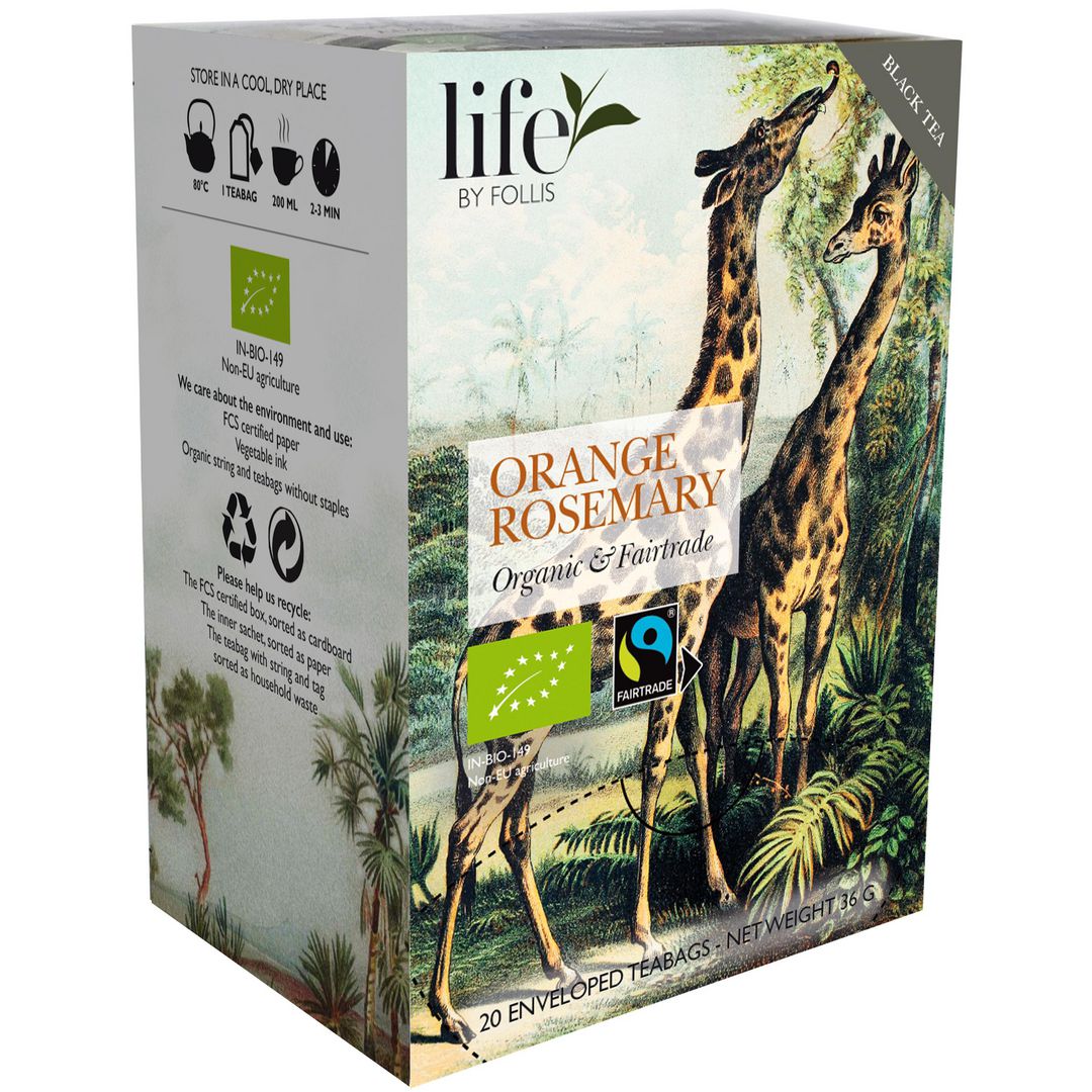 LIFE BY FOLLIS Te Apelsin rosmarin 20/fp | Kök och servering - Kaffe och te - Te | Kontorsexperten