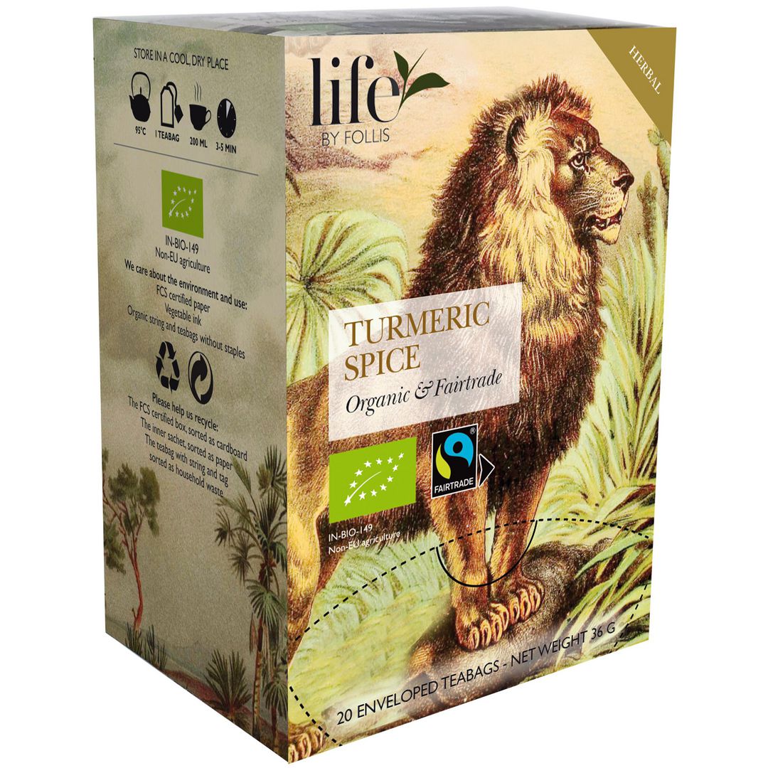 LIFE BY FOLLIS Te Gurkmeja kryddor 20/fp | Kök och servering - Kaffe och te - Te | Kontorsexperten