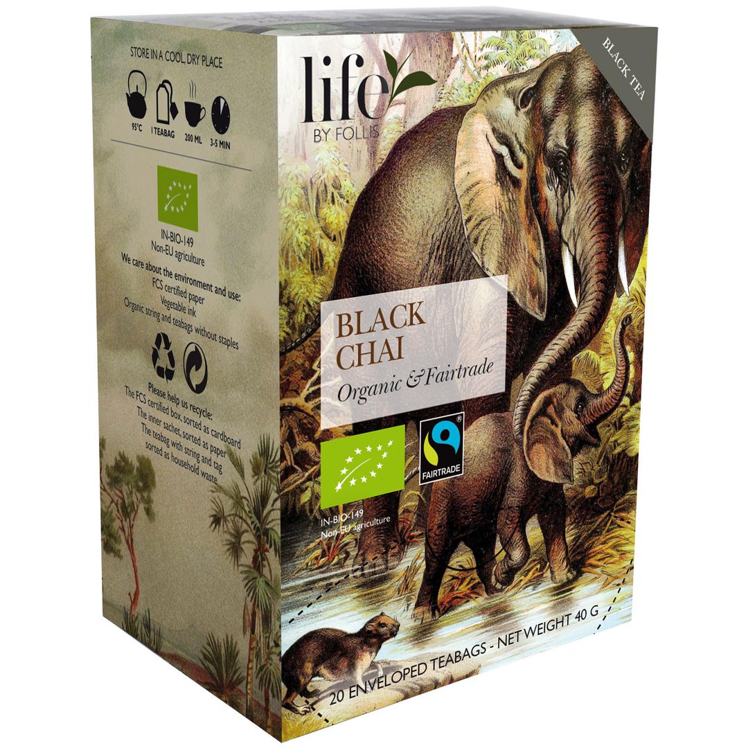 LIFE BY FOLLIS Te svart chai 20/fp | Kök och servering - Kaffe och te - Te | Kontorsexperten