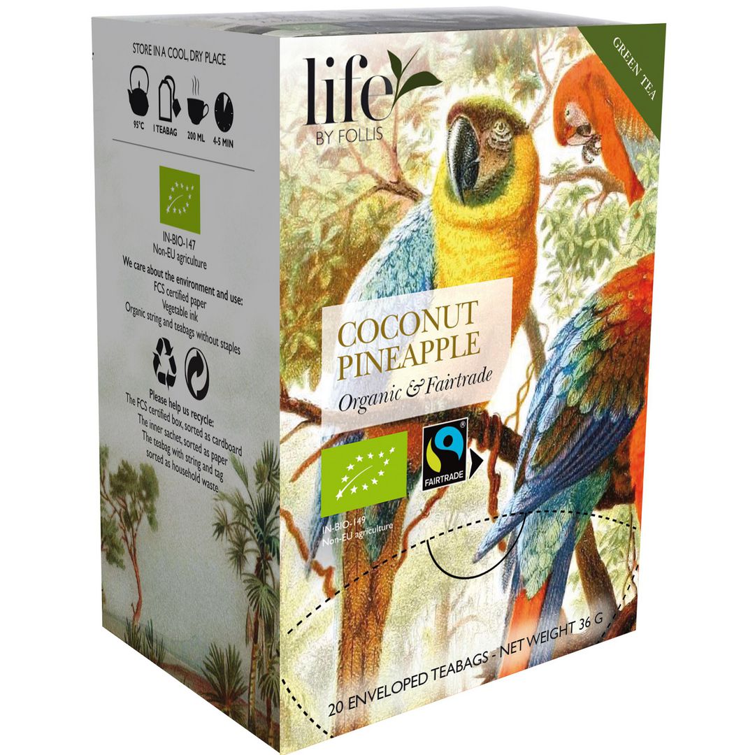 LIFE BY FOLLIS Te Kokos ananas 20/fp | Kök och servering - Kaffe och te - Te | Kontorsexperten