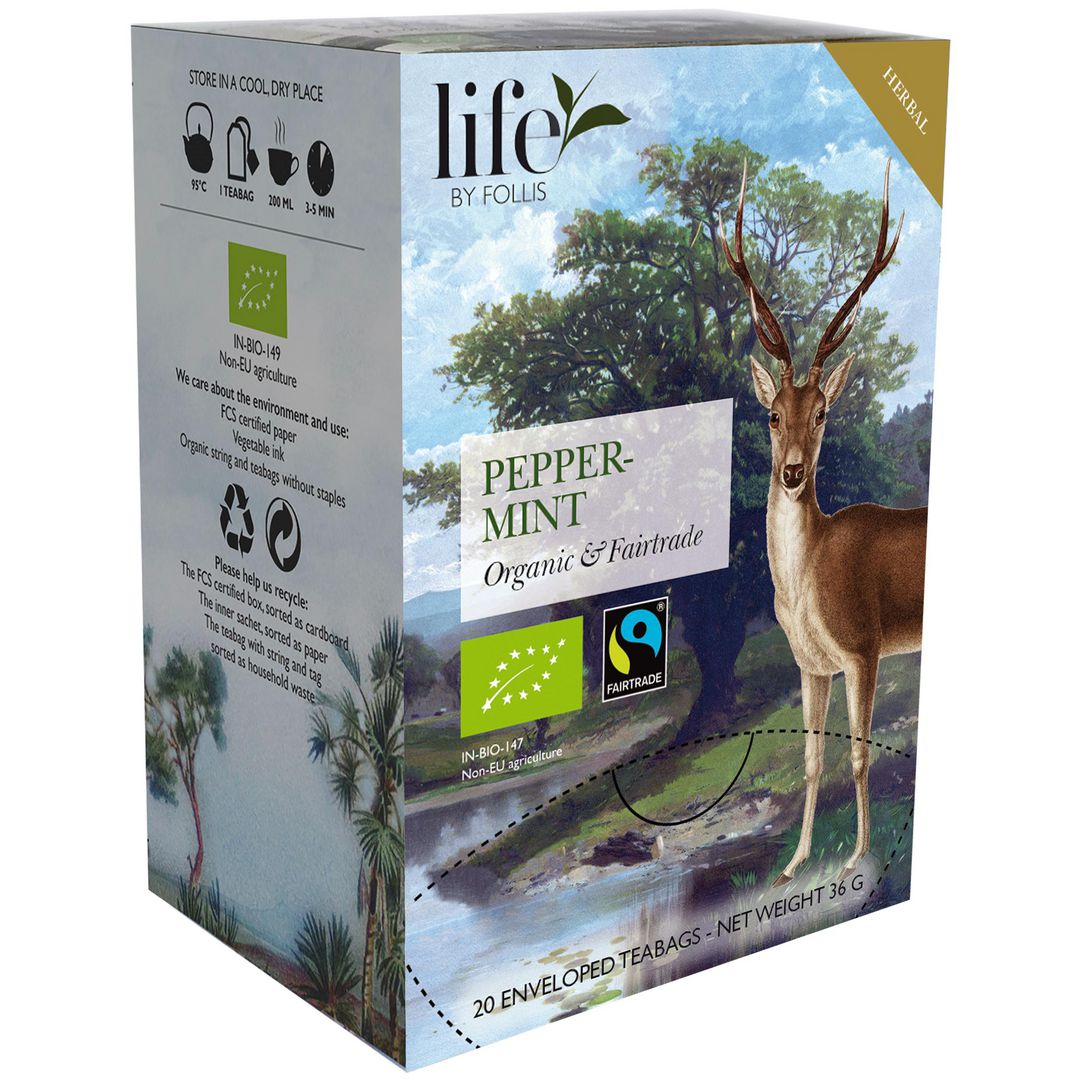 LIFE BY FOLLIS Te Pepparmint 20/fp | Kök och servering - Kaffe och te - Te | Kontorsexperten