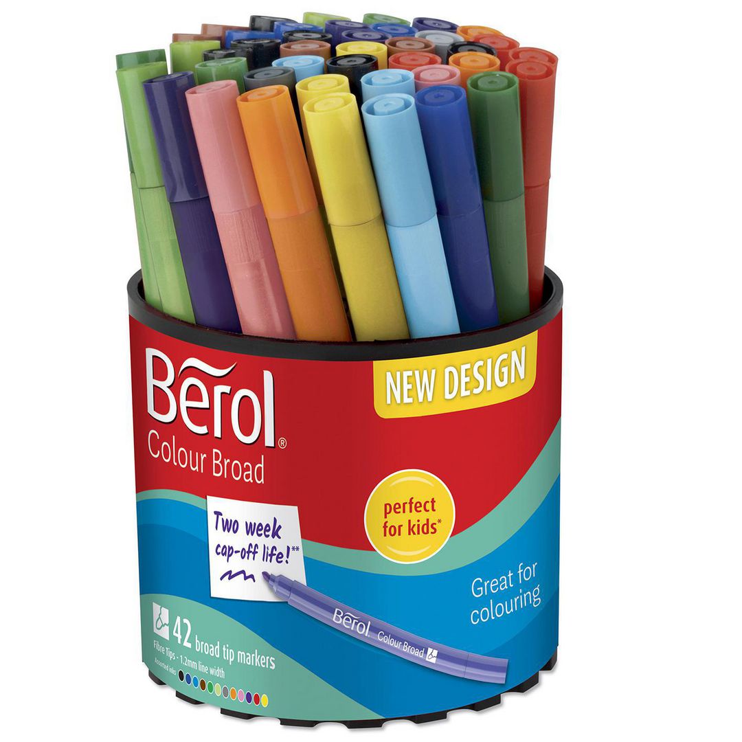 BEROL Fiberpenna Colourbroad 42/fp | Skola och förskola - Pennor och tillbehör - Fiberpennor - Standard | Kontorsexperten