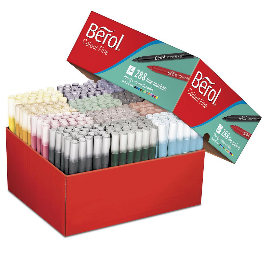 BEROL Fiberpenna Colorfine 288/fp | Skola och förskola - Pennor och tillbehör - Fiberpennor - Standard | Kontorsexperten