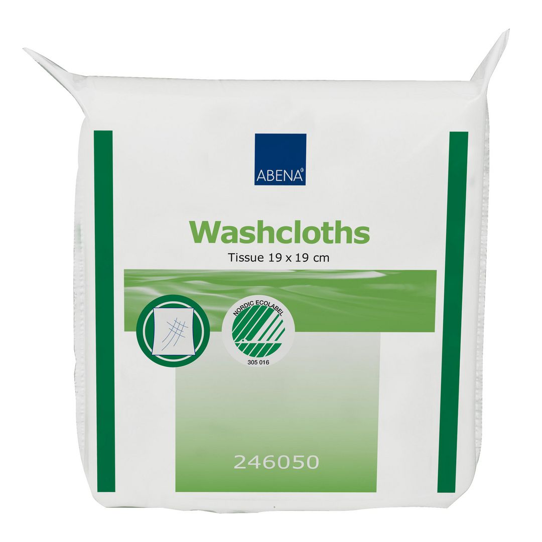 ABENA Tvättlapp tissue 3-lag 19x19cm 1 125/fp | Städ och hygien - Tvål och hygien - Tvättlappar | Kontorsexperten