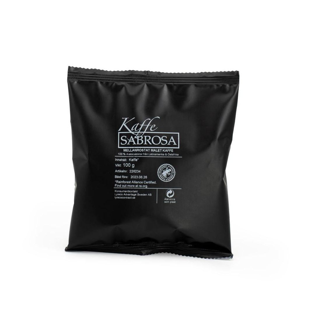 Kaffe Sabrosa Mellanrost 100g 64/fp | Kök och servering - Kaffe och te - Portionsförpackat | Kontorsexperten
