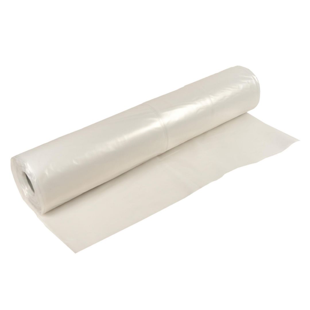 RECIRKEL Täckfolie LDPE transparent 100my 4mx50m | Emballage och lagerutrustning - Kraftpapper och golvskydd - Miljöfolie | Kontorsexperten