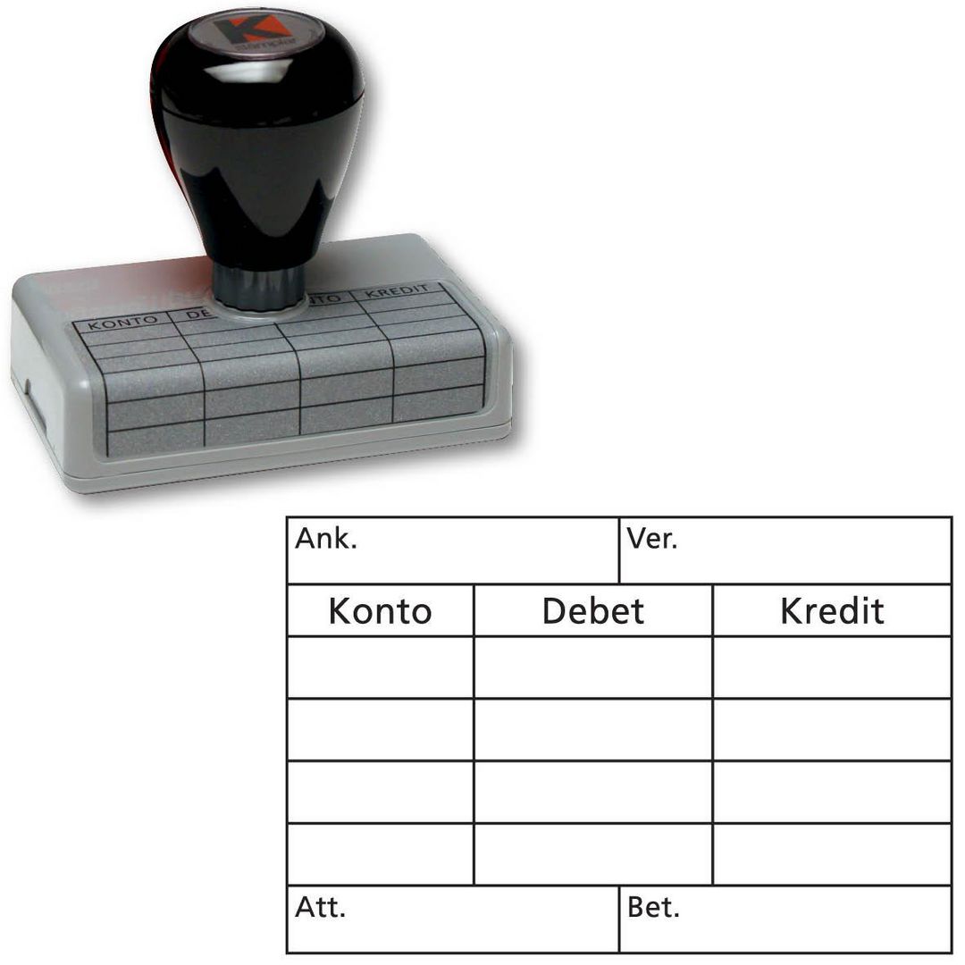 STAMKO K-Konteringsstämpel 106 | Kontorsmaterial - Till skrivbordet - Stämplar | Kontorsexperten