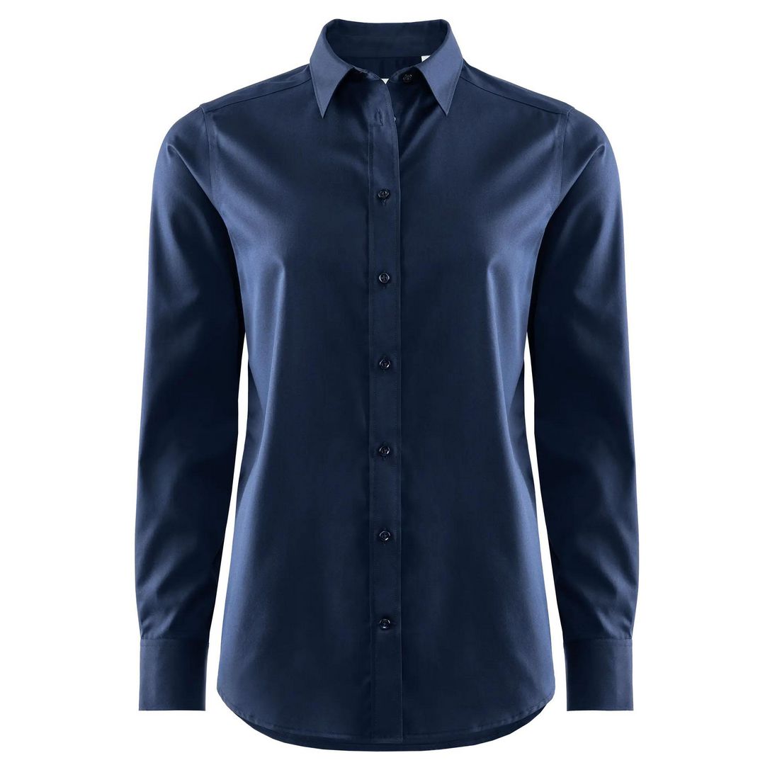 Skjorta Plainton dam marin 2XL | Yrkeskläder - Skjortor och blusar - Skjortor | Kontorsexperten