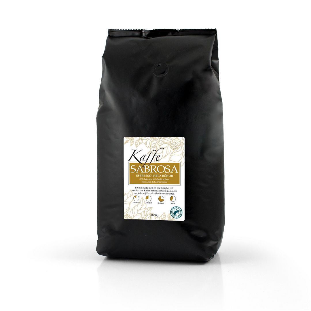 Kaffe Sabrosa Espresso Bönor 1kg | Kök och servering - Kaffe och te - Hela Bönor | Kontorsexperten