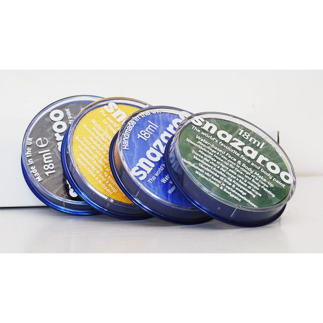 SNAZAROO Ansiktsfärg 4x18ml | Skola och förskola - Bild och form - Ansiktsmålning | Kontorsexperten