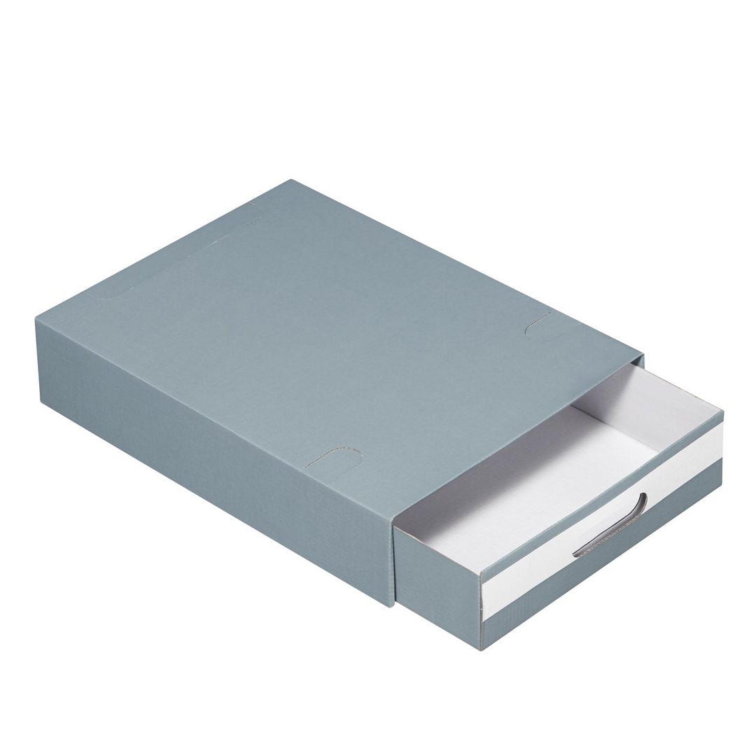 ESSELTE Förvaringslåda standard grå/grå | Kontorsmaterial - Arkivering och kontorsförvaring - Arkivkartonger och boxar | Kontorsexperten