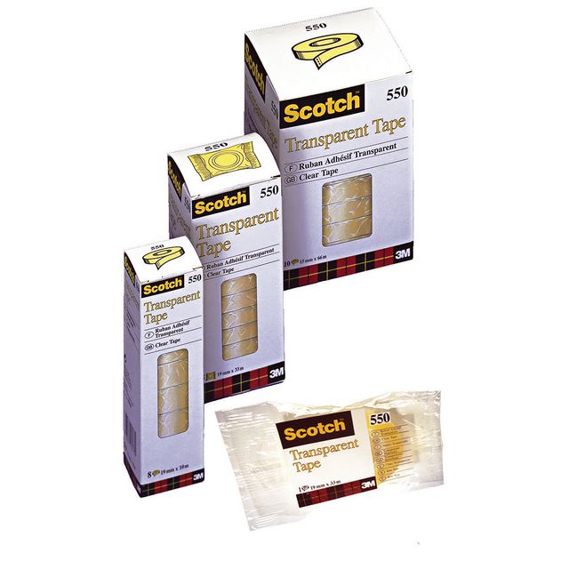 SCOTCH Kontorstejp 550 PP 66mx15mm | Kontorsmaterial - Tejp lim och häftmassa - Tejp - Kontor | Kontorsexperten